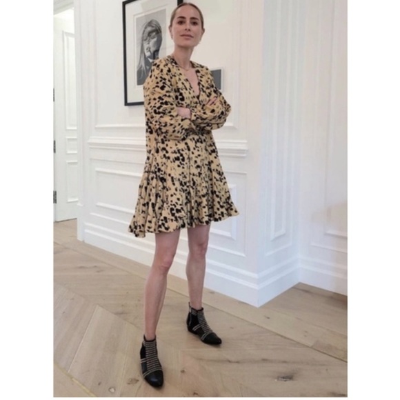 ANINE BING Peyton Dress in Painterly Leo Multi in Size Small NEW - Picture 8 of 14